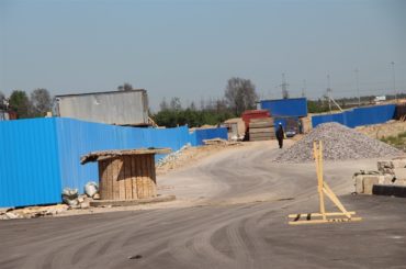 Строительство дороги в Кудрово