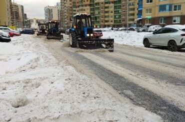 Больше 3 000 кубометров снега вывезли с улиц Заневского поселения
