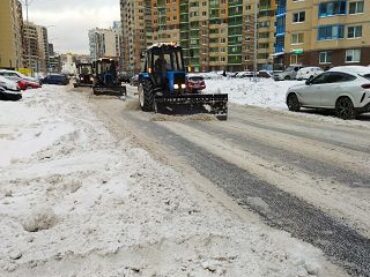 Больше 3 000 кубометров снега вывезли с улиц Заневского поселения