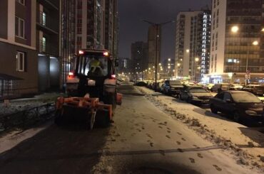 Во вторник четыре улицы в Кудрово очистят от снега