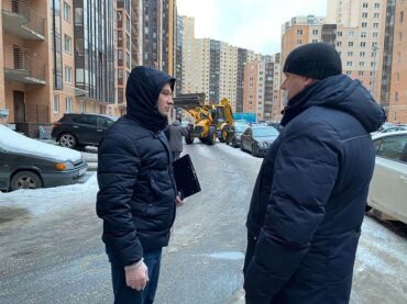 Госжилнадзор проверяет качество уборки снега в Кудрово 