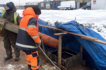 В Янино-1 продолжается ремонт Колтушского шоссе